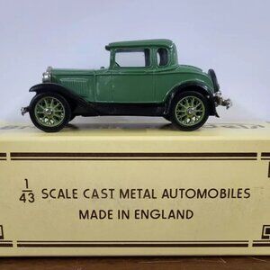 Brooklin 1/43 Scale BRK3 - 1930 Ford Model A Victoria Green